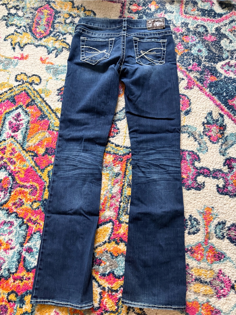 Aiko Bootcut Silver Jeans W26/L33 - Picture 5 of 6